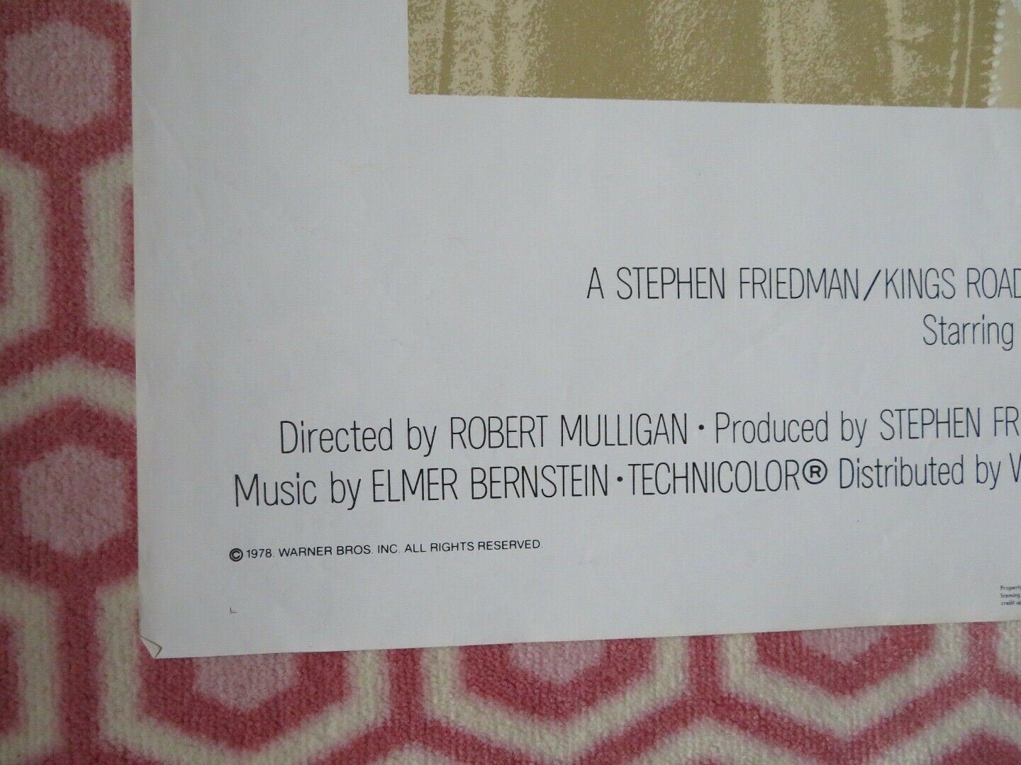 BLOODBROTHERS US ONE SHEET POSTER RICHARD GERE PAUL SORVINO 1978 Movie posters