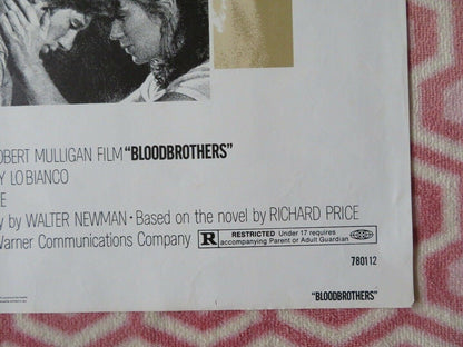 BLOODBROTHERS US ONE SHEET POSTER RICHARD GERE PAUL SORVINO 1978 Movie posters