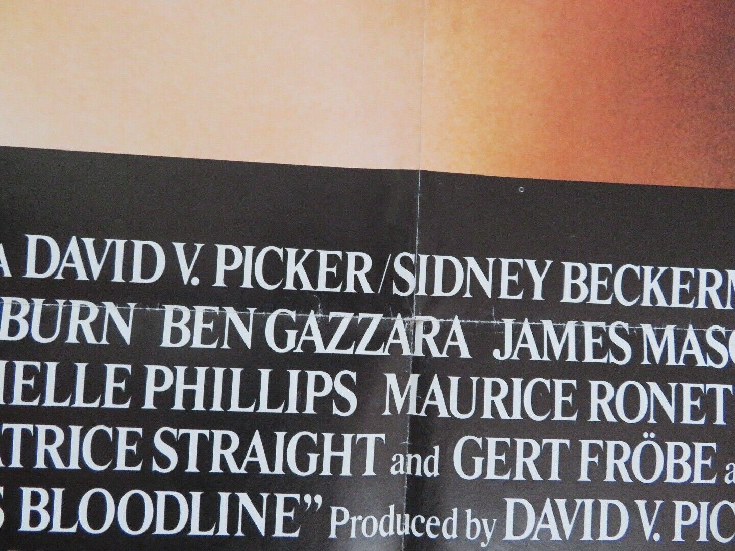 BLOODLINE FOLDED US ONE SHEET POSTER AUDREY HEPBURN BEN GAZZARA 1979 Movie posters