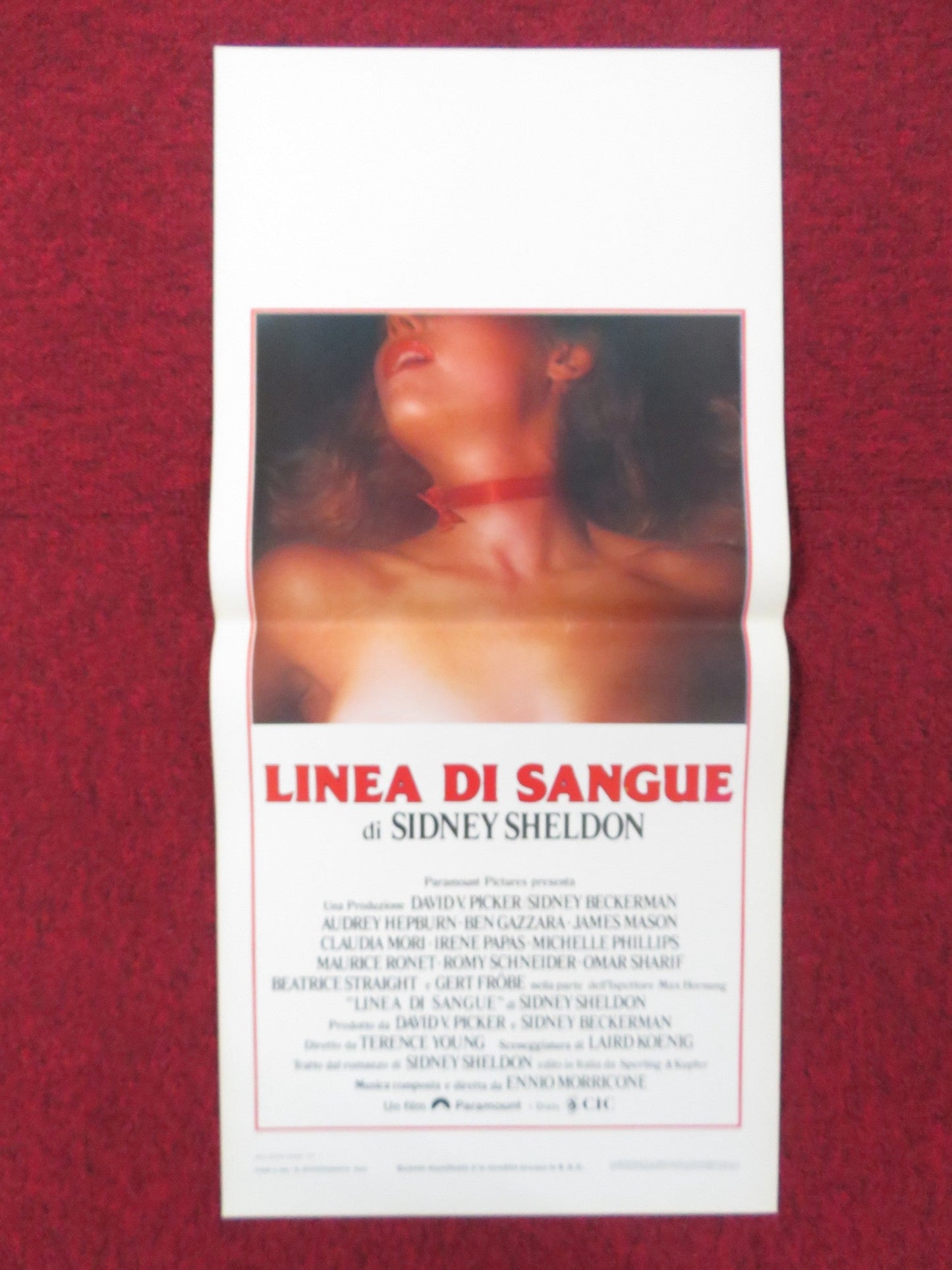 BLOODLINE ITALIAN LOCANDINA POSTER AUDREY HEPBURN BEN GAZZARA 1979 Rendezvous Cinema Movie posters