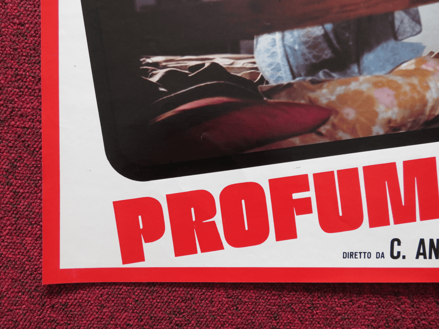 BLOODY VIRGIN - F ITALIAN FOTOBUSTA POSTER LEFT GARRYL LYN ADAMS 1975 Rendezvous Cinema Movie posters
