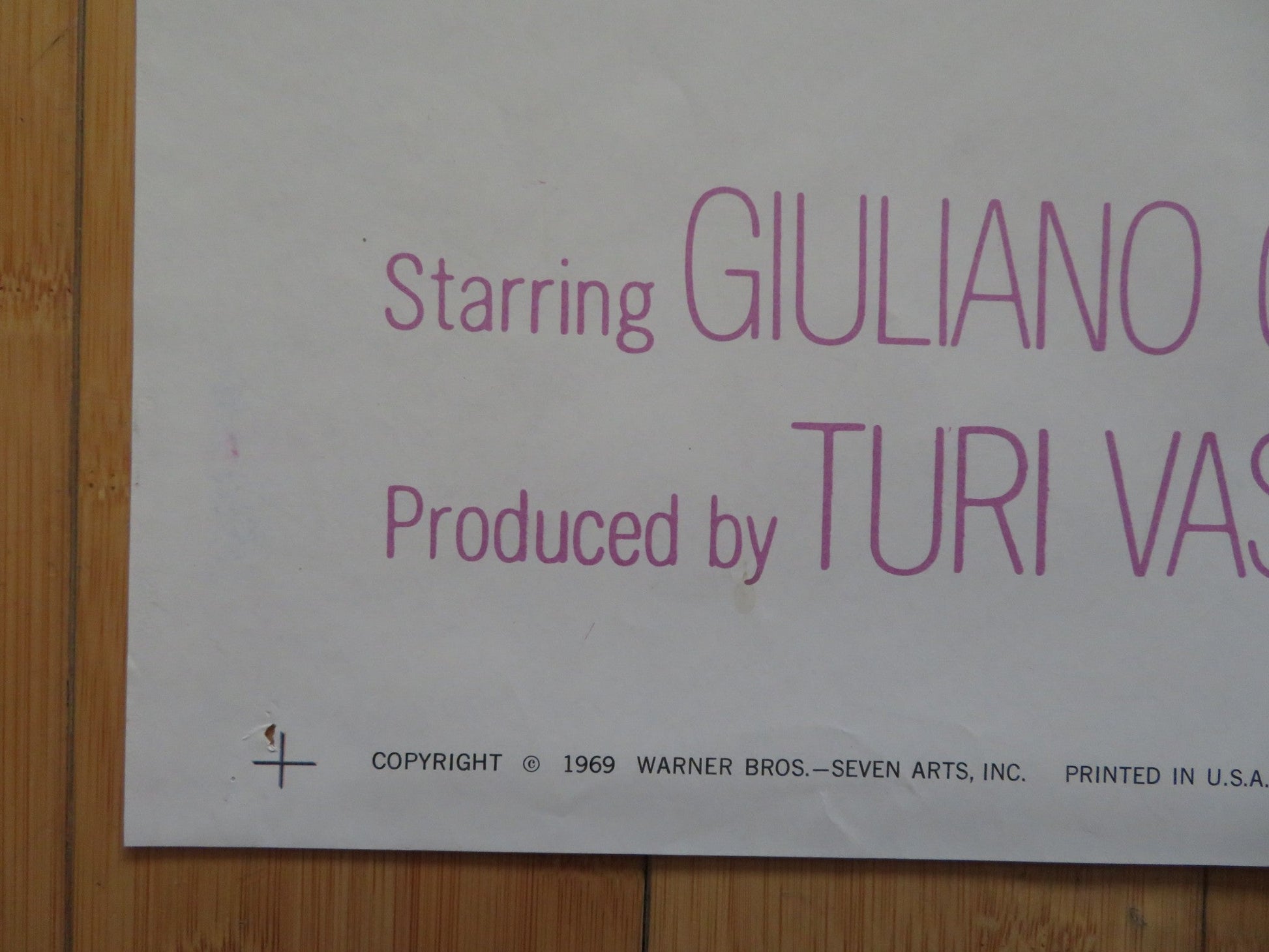 BLOW HOT, BLOW COLD US 3 SHEET POSTER GUILIANO GEMMA BIBI ANDERSSON 1969 Rendezvous Cinema Movie posters