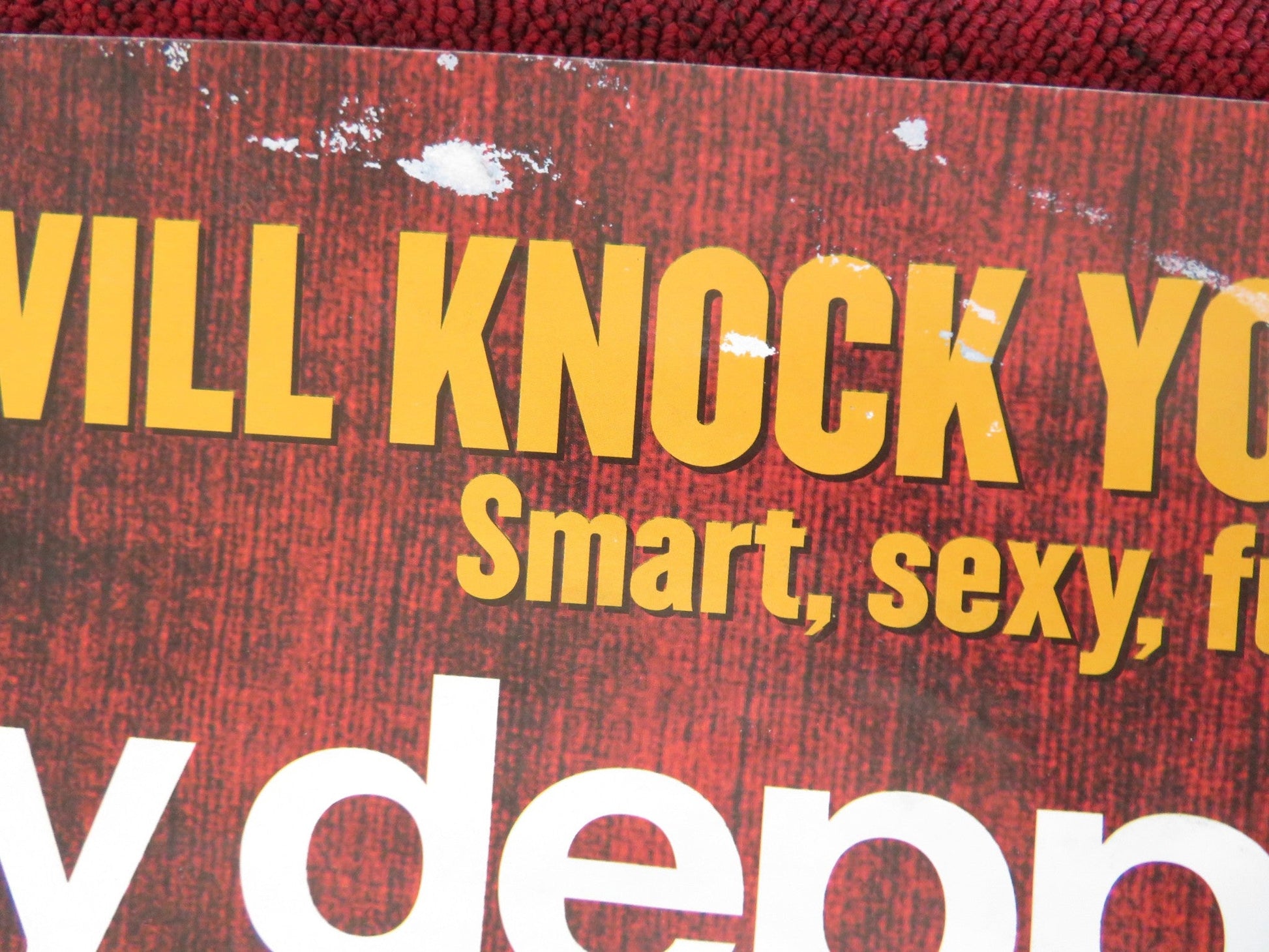 BLOW UK QUAD ROLLED POSTER JOHNNY DEPP PENELOPE CRUZ 2001 Rendezvous Cinema Movie posters