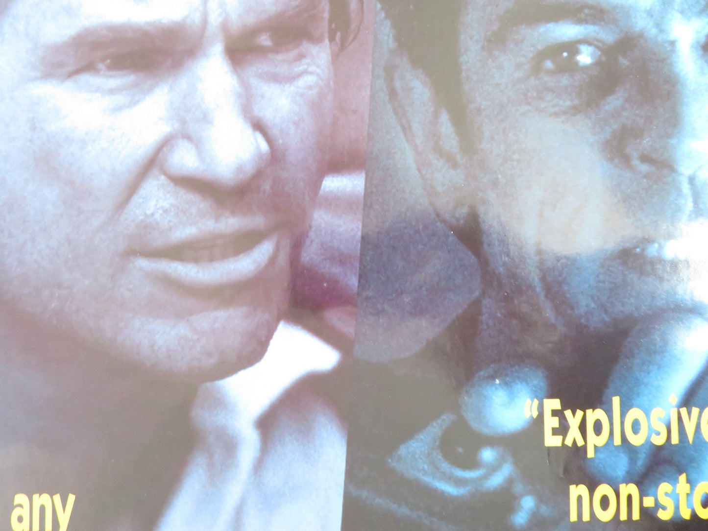 BLOWN AWAY VHS VIDEO POSTER ROLLED JEFF BRIDGES TOMMY LEE JONES 1994 Rendezvous Cinema Movie posters