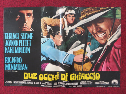 BLUE - A ITALIAN FOTOBUSTA POSTER TERENCE STAMP JOANNA PETTET 1968 Rendezvous Cinema Movie posters