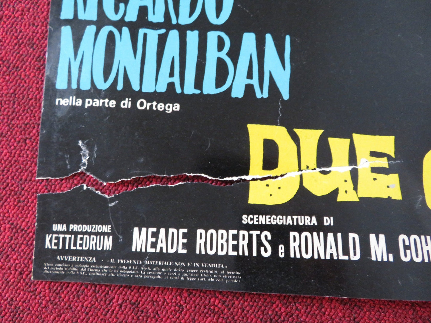 BLUE - B ITALIAN FOTOBUSTA POSTER TERENCE STAMP JOANNA PETTET 1968 Rendezvous Cinema Movie posters