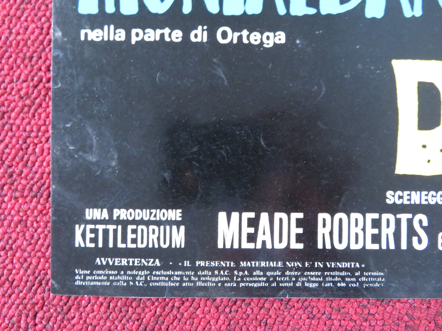 BLUE - C ITALIAN FOTOBUSTA POSTER TERENCE STAMP JOANNA PETTET 1968 Rendezvous Cinema Movie posters