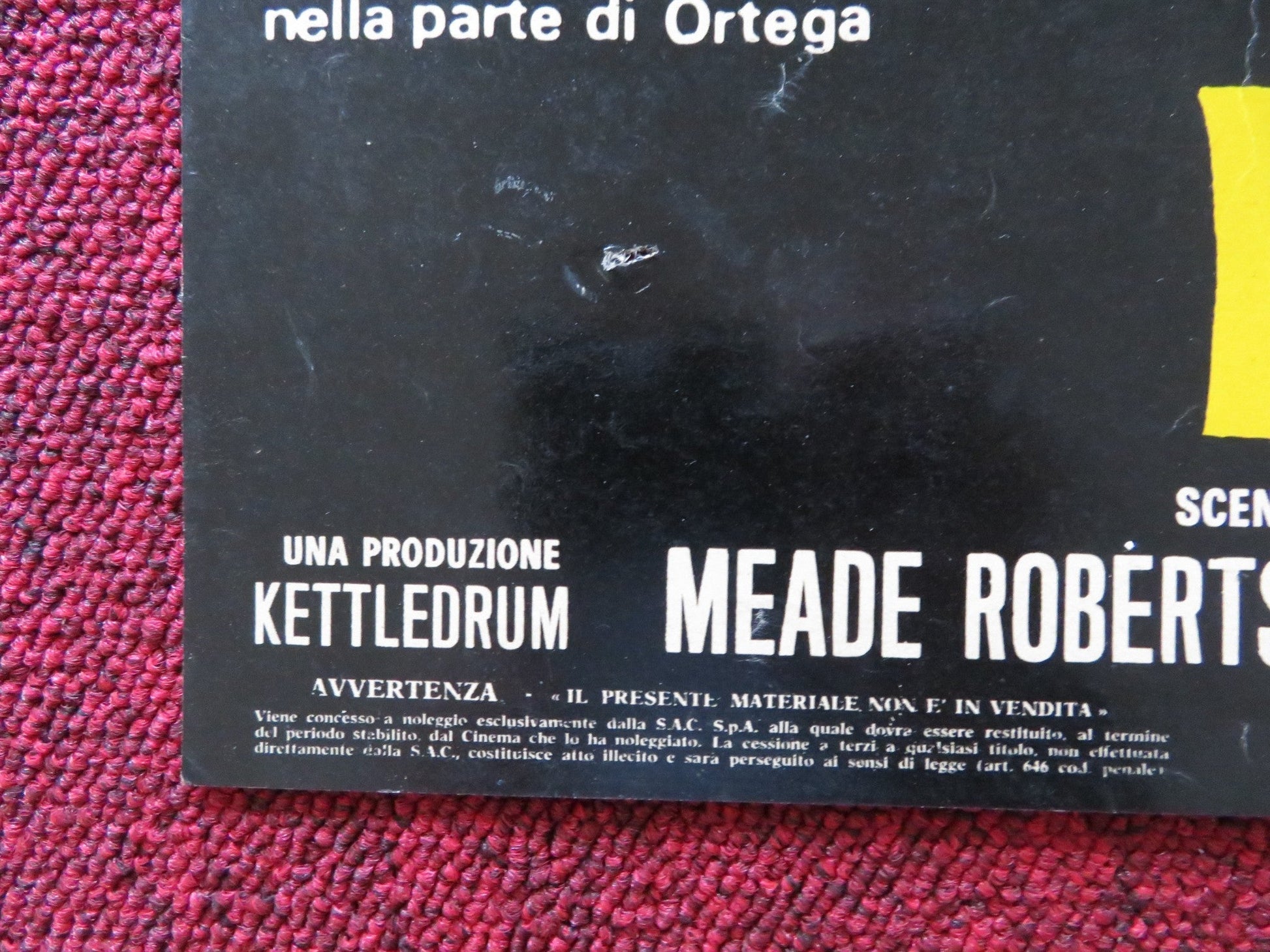 BLUE - C ITALIAN FOTOBUSTA POSTER TERENCE STAMP JOANNA PETTET 1968 Rendezvous Cinema Movie posters