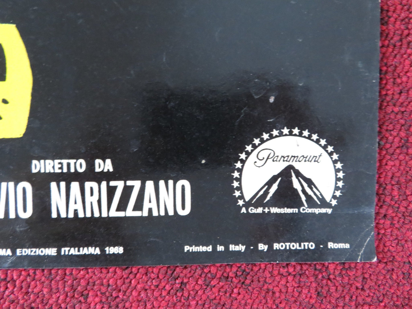 BLUE - C ITALIAN FOTOBUSTA POSTER TERENCE STAMP JOANNA PETTET 1968 Rendezvous Cinema Movie posters