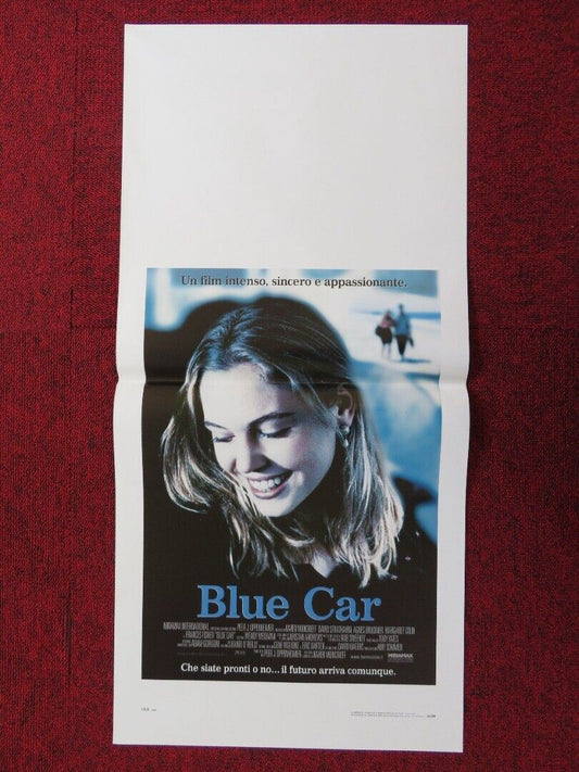 BLUE CAR ITALIAN LOCANDINA (27.5"x13") POSTER DAVID STRATTHAIRN 2002 Movie posters