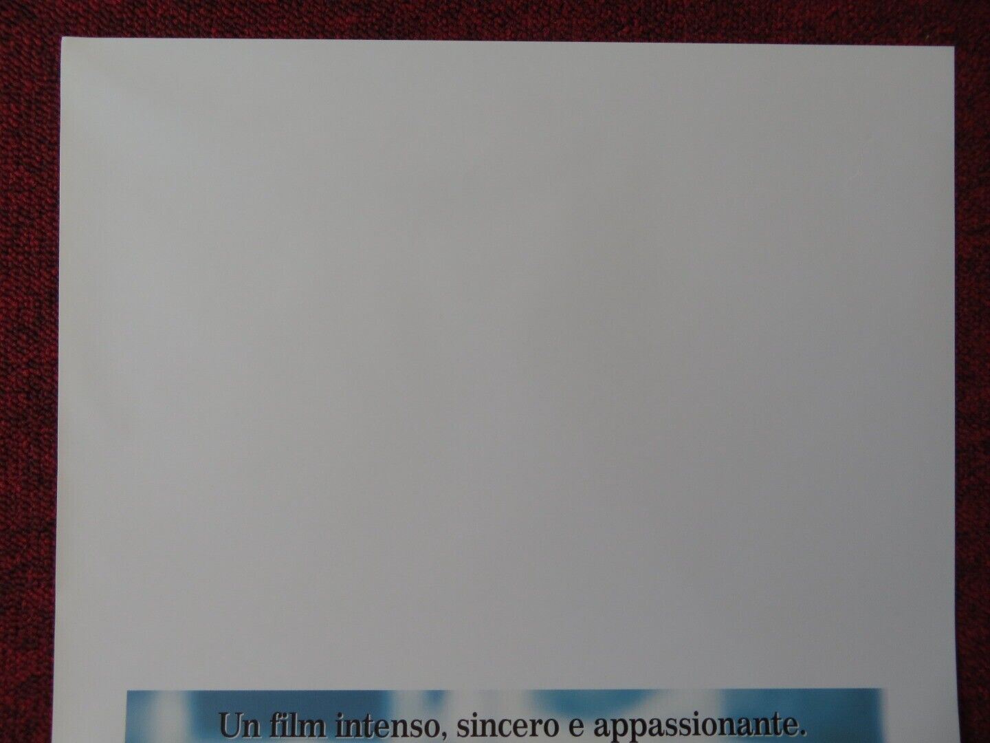 BLUE CAR ITALIAN LOCANDINA (27.5"x13") POSTER DAVID STRATTHAIRN 2002 Movie posters