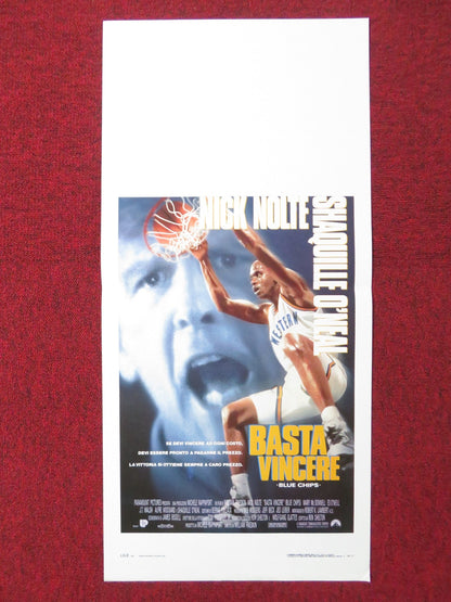 BLUE CHIPS ITALIAN LOCANDINA POSTER NICK NOLTE SHAQUILLE O'NEAL 1994 Rendezvous Cinema Movie posters
