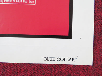 BLUE COLLAR FOLDED US ONE SHEET POSTER RICHARD PRYOR HARVEY KEITEL 1978 Rendezvous Cinema Movie posters