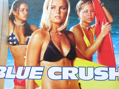 BLUE CRUSH VHS VIDEO POSTER KATE BOSWORH MATTHEW DAVIS 2002 Rendezvous Cinema Movie posters