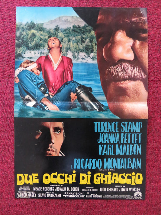 BLUE - D ITALIAN FOTOBUSTA POSTER TERENCE STAMP JOANNA PETTET 1968 Rendezvous Cinema Movie posters