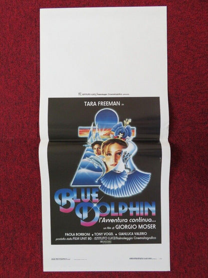 BLUE DOLPHIN - L'AVVENTURA CONTINUA ITALIAN LOCANDINA (27.5"x13") POSTER 1990 Movie posters
