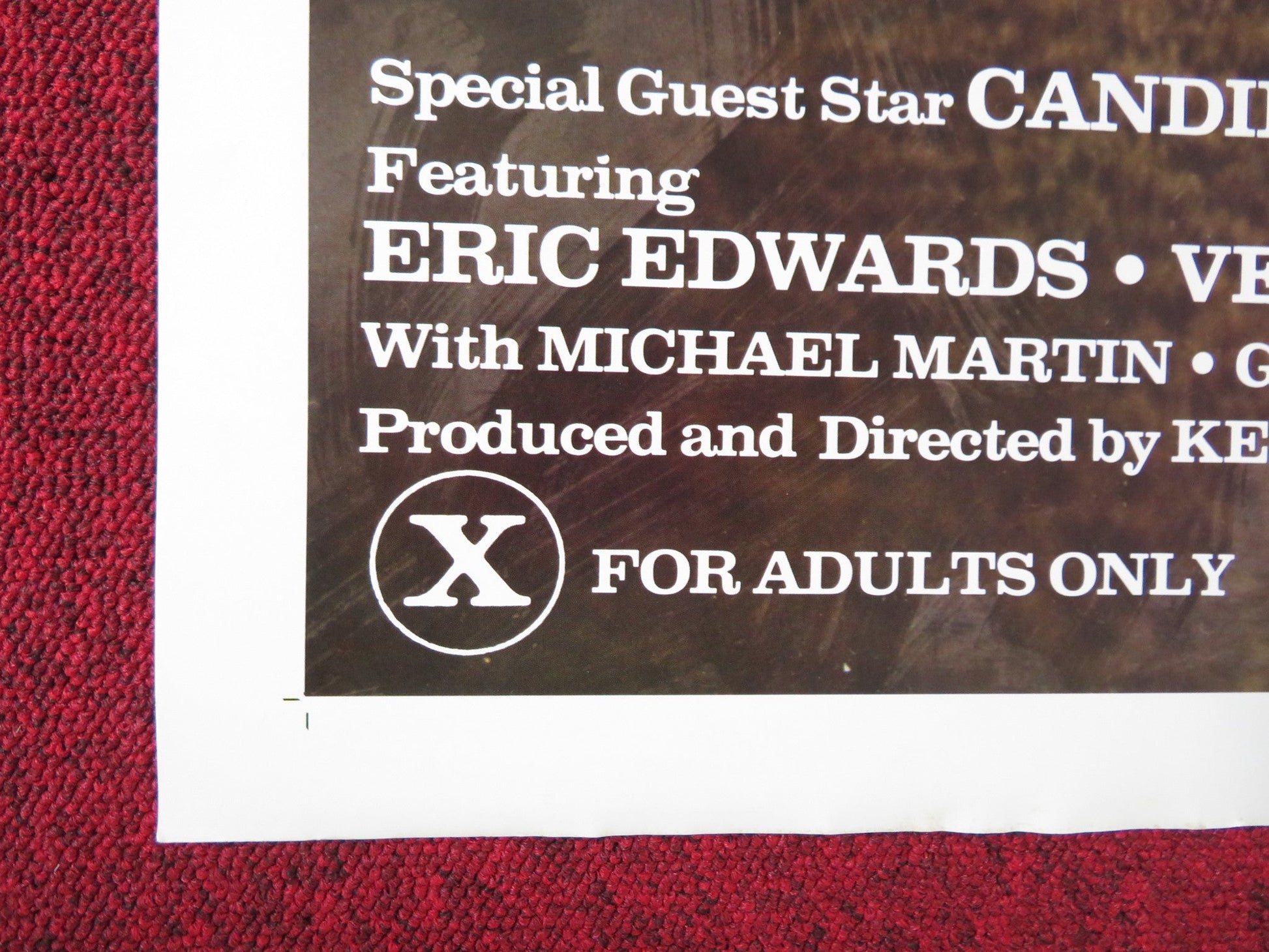 BLUE ECSTASY US TRI FOLDED ONE SHEET ROLLED POSTER L. BOVEE SAMANTHA FOX 1980 Rendezvous Cinema Movie posters