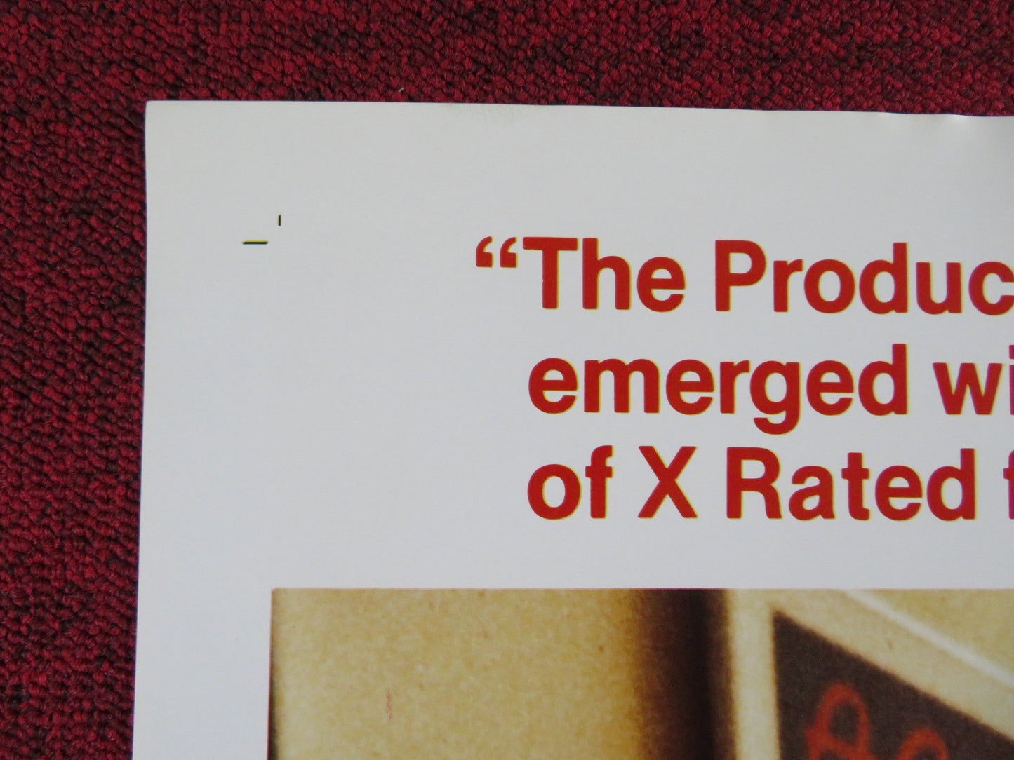 BLUE ECSTASY US TRI FOLDED ONE SHEET ROLLED POSTER L. BOVEE SAMANTHA FOX 1980 Rendezvous Cinema Movie posters