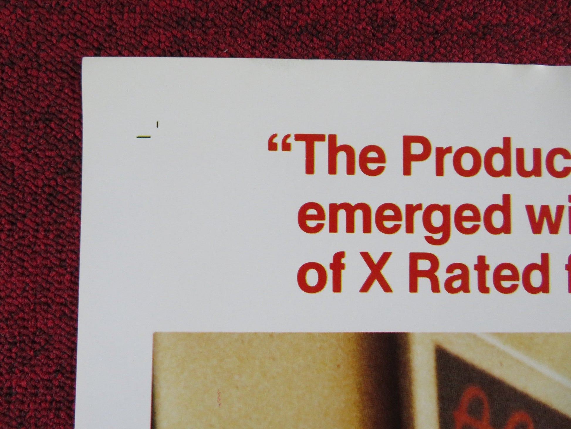 BLUE ECSTASY US TRI FOLDED ONE SHEET ROLLED POSTER L. BOVEE SAMANTHA FOX 1980 Rendezvous Cinema Movie posters