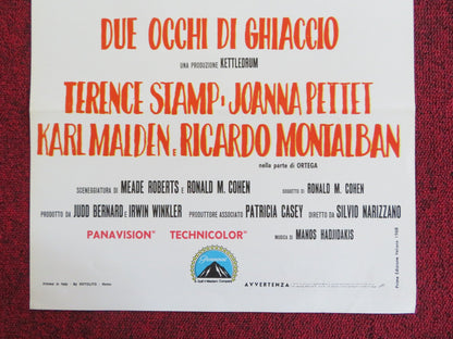 BLUE ITALIAN LOCANDINA POSTER TERENCE STAMP JOANNA PETTET 1968 Rendezvous Cinema Movie posters
