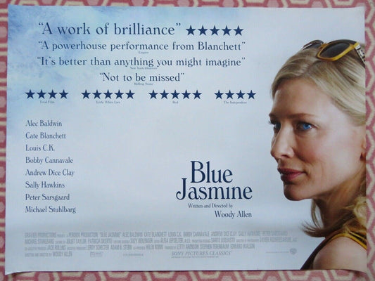 BLUE JASMINE QUAD (30"x 40") ROLLED POSTER WOODY ALLEN ALEC BALDWIN C.BLANCHETT - Rendezvous Cinema