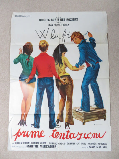 BLUE JEANS ITALIAN 2 FOGLIO POSTER GILLES BUDIN MICHEL GIBERT 1977 Rendezvous Cinema Movie posters