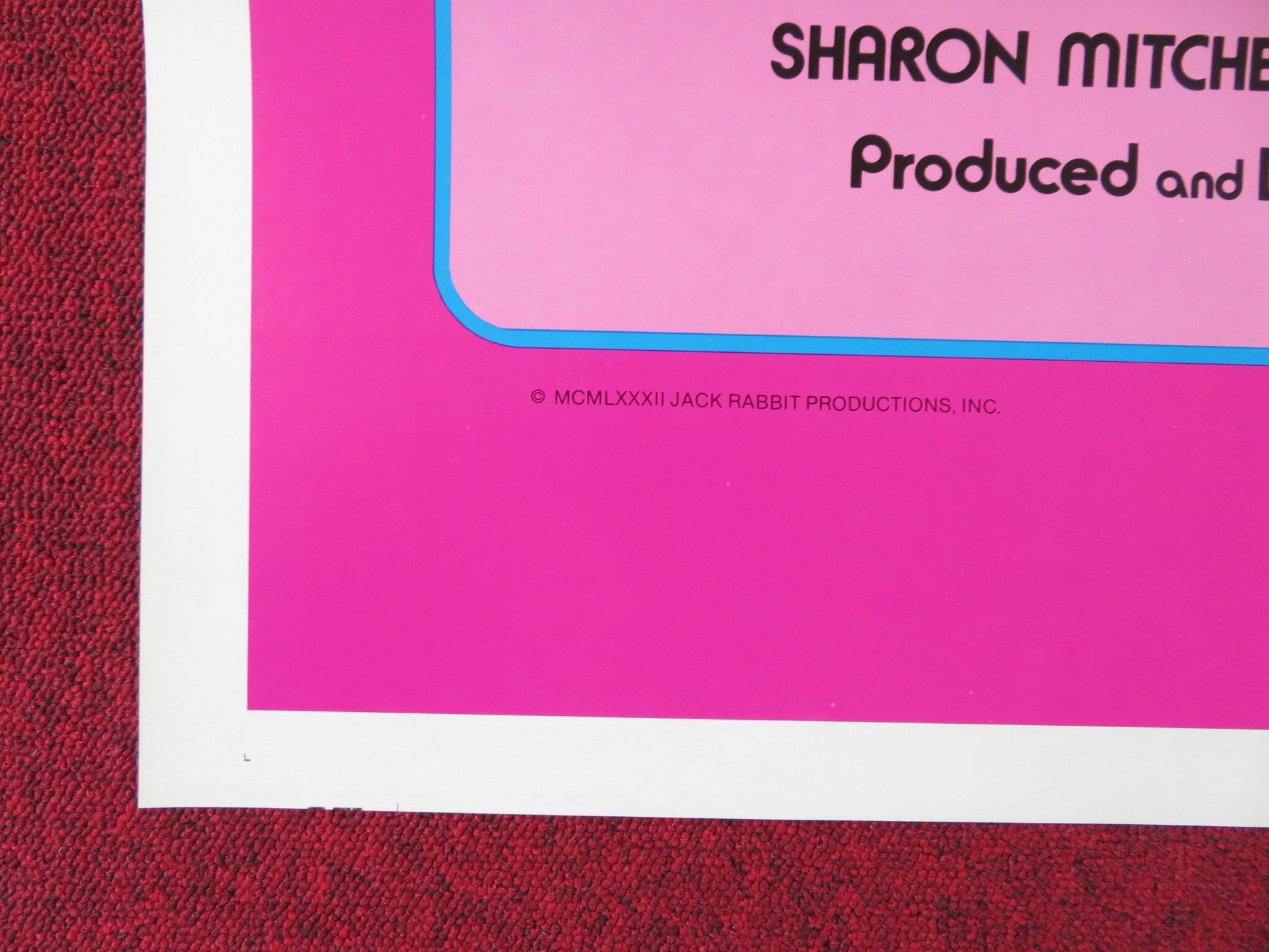 BLUE JEANS US TRI FOLDED ONE SHEET ROLLED POSTER BROOKE BENNET RON JEREMY 1982 Rendezvous Cinema Movie posters