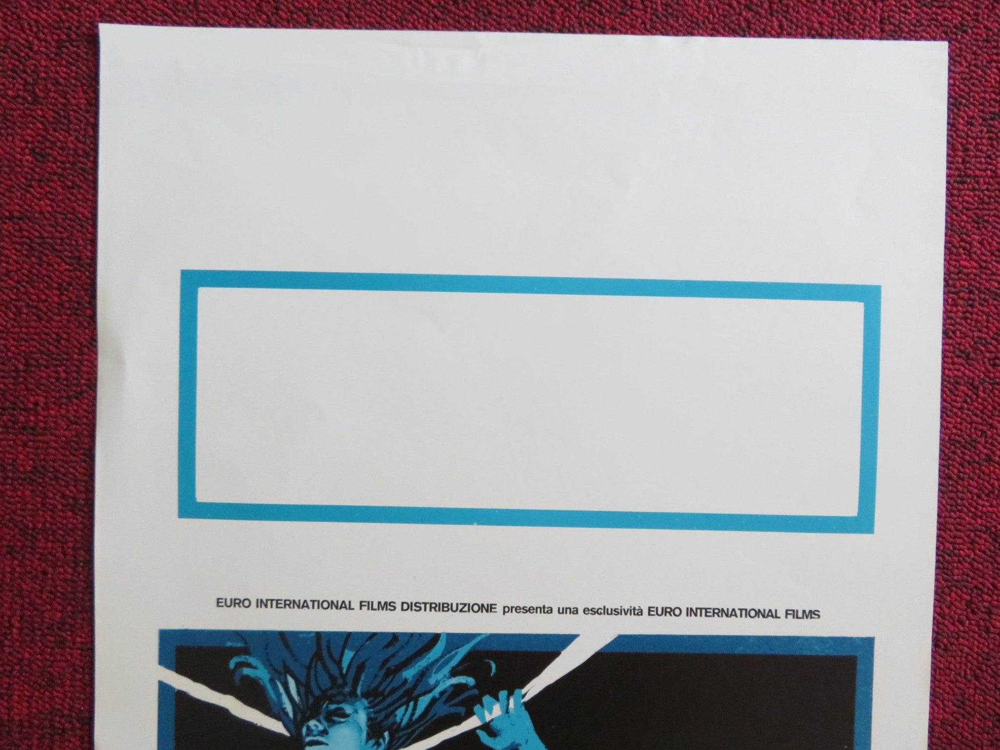 BLUE NUDE ITALIAN LOCANDINA POSTER GERARDO AMOTO SUSAN ELLIOTT 1977 Rendezvous Cinema Movie posters