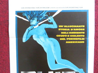 BLUE NUDE ITALIAN LOCANDINA POSTER GERARDO AMOTO SUSAN ELLIOTT 1977 Rendezvous Cinema Movie posters