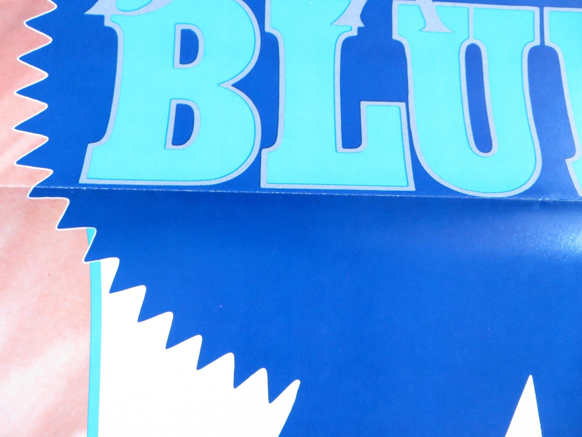 BLUE RIBBON BLUE US TRI FOLDED ONE SHEET ROLLED POSTER SEKA VERONICA HART 1985 Rendezvous Cinema Movie posters