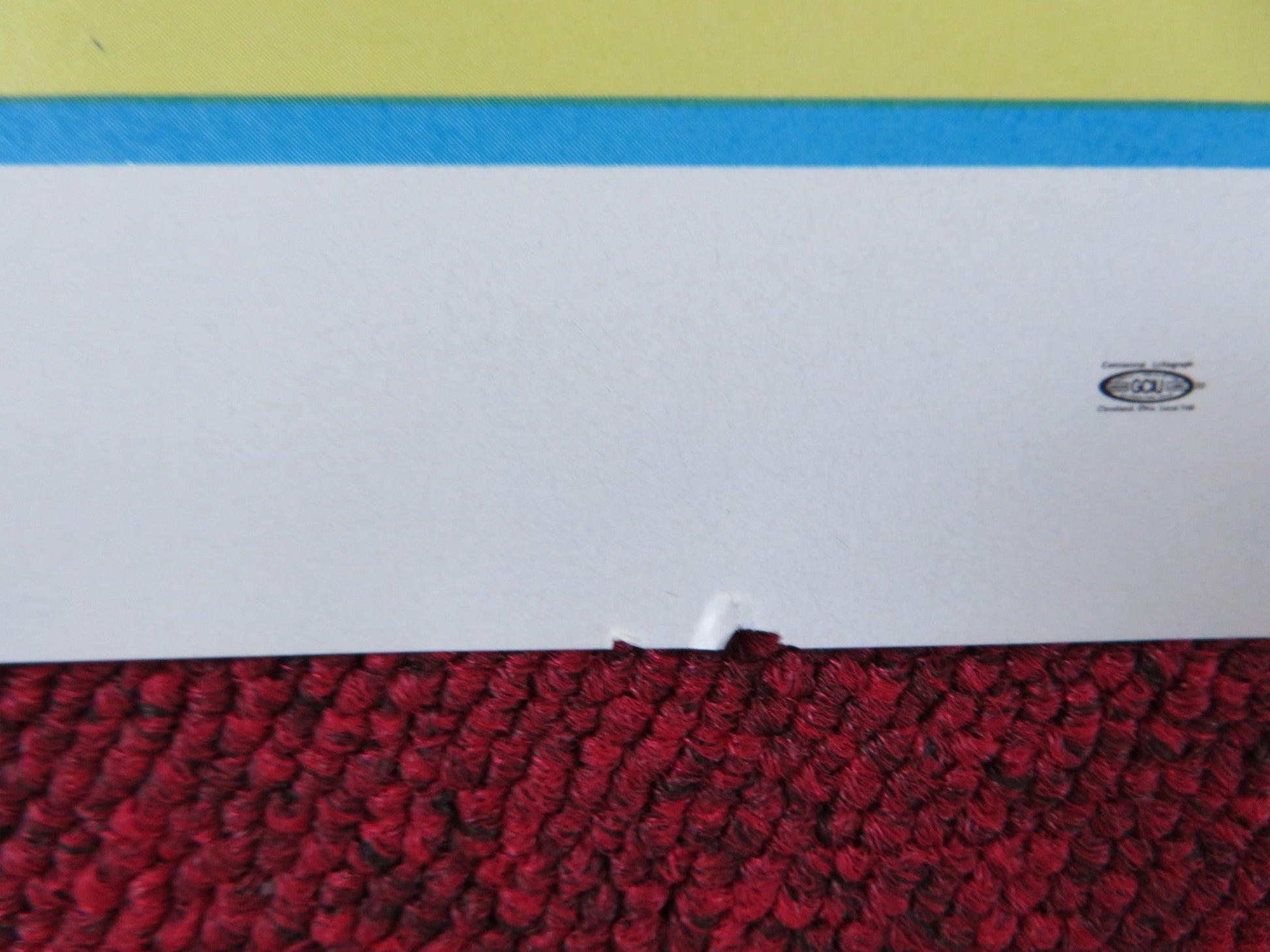 BLUE RIBBON BLUE US TRI FOLDED ONE SHEET ROLLED POSTER SEKA VERONICA HART 1985 Rendezvous Cinema Movie posters