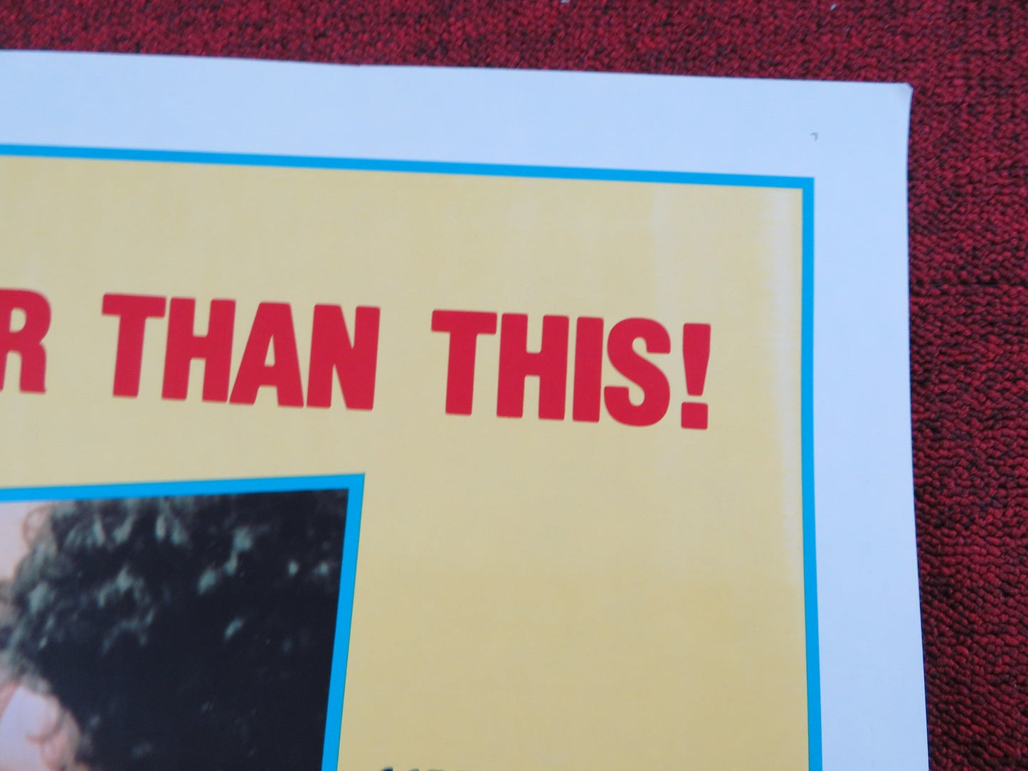 BLUE RIBBON BLUE US TRI FOLDED ONE SHEET ROLLED POSTER SEKA VERONICA HART 1985 Rendezvous Cinema Movie posters