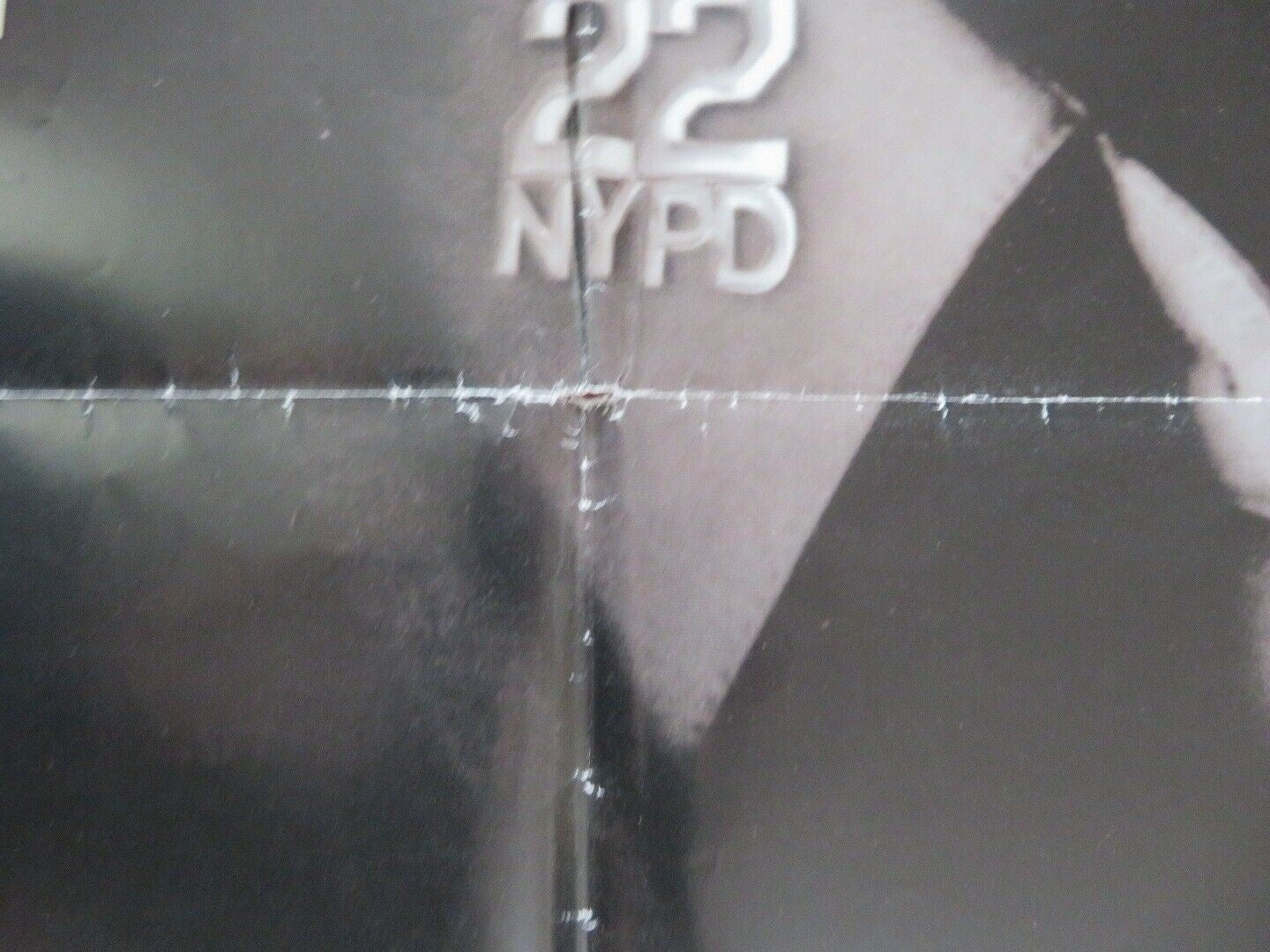 BLUE STEEL FOLDED US ONE SHEET POSTER JAMIE LEE CURTIS RON SILVER 1990 Movie posters