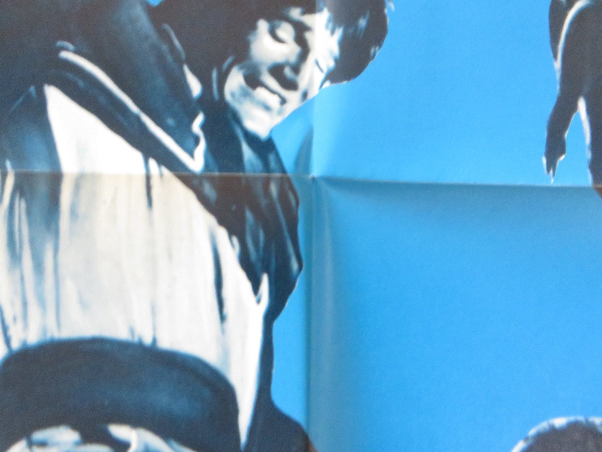 BLUE - STYLE B FOLDED US ONE SHEET POSTER TERENCE STAMP JOANNA PETTET 1968 Rendezvous Cinema Movie posters