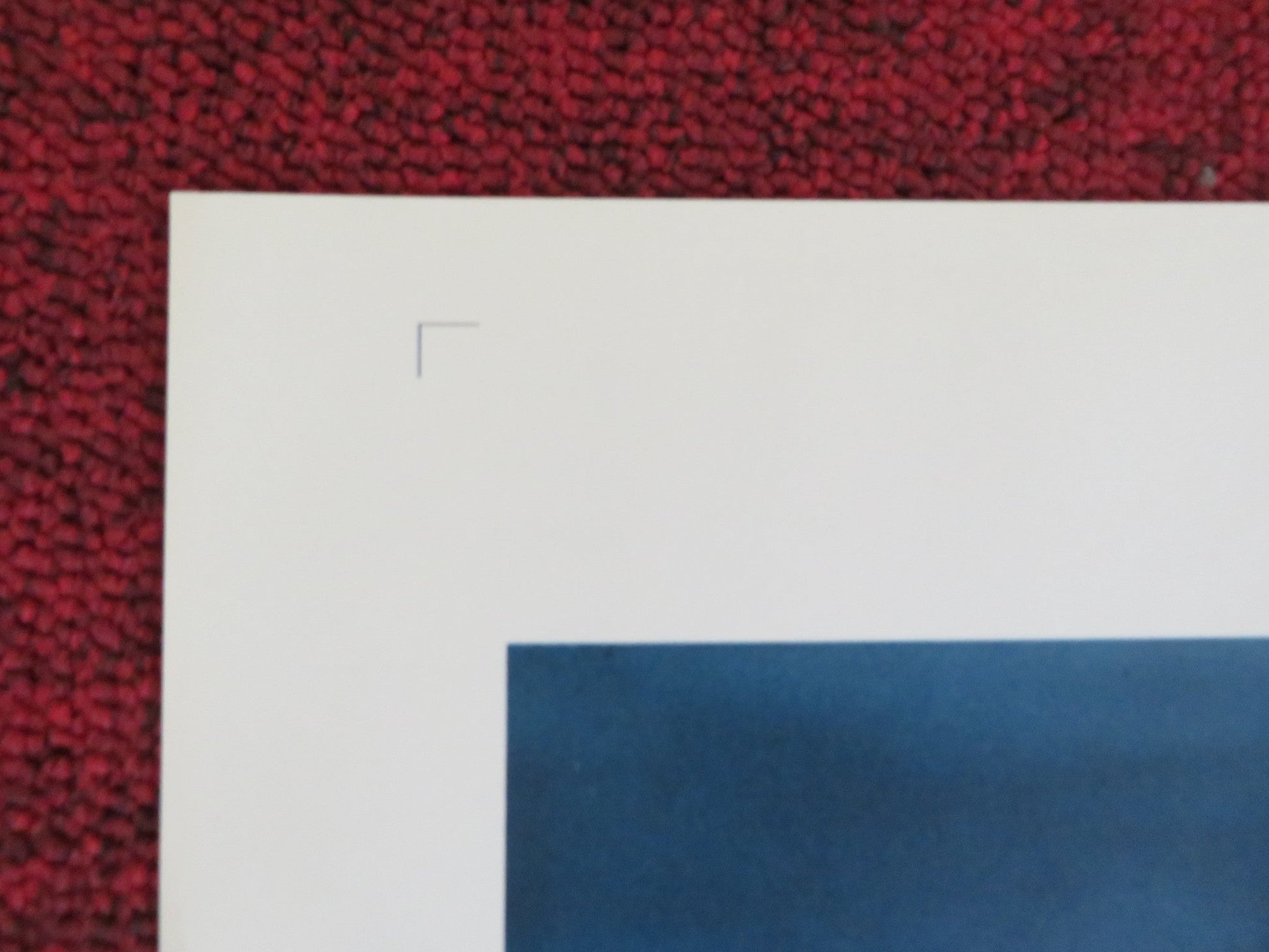 BLUE - STYLE B FOLDED US ONE SHEET POSTER TERENCE STAMP JOANNA PETTET 1968 Rendezvous Cinema Movie posters