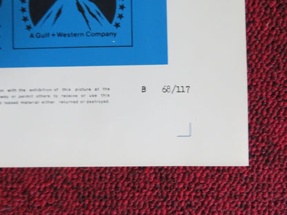 BLUE - STYLE B FOLDED US ONE SHEET POSTER TERENCE STAMP JOANNA PETTET 1968 Rendezvous Cinema Movie posters