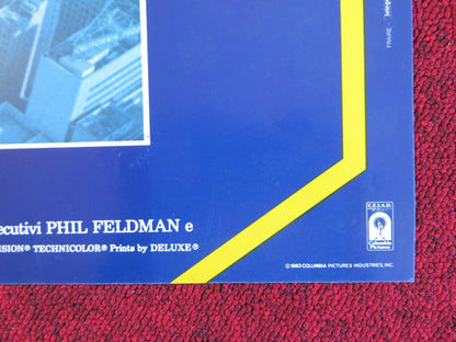 BLUE THUNDER - A ITALIAN FOTOBUSTA POSTER ROY SCHEIDER WARREN OATES 1983 Rendezvous Cinema Movie posters