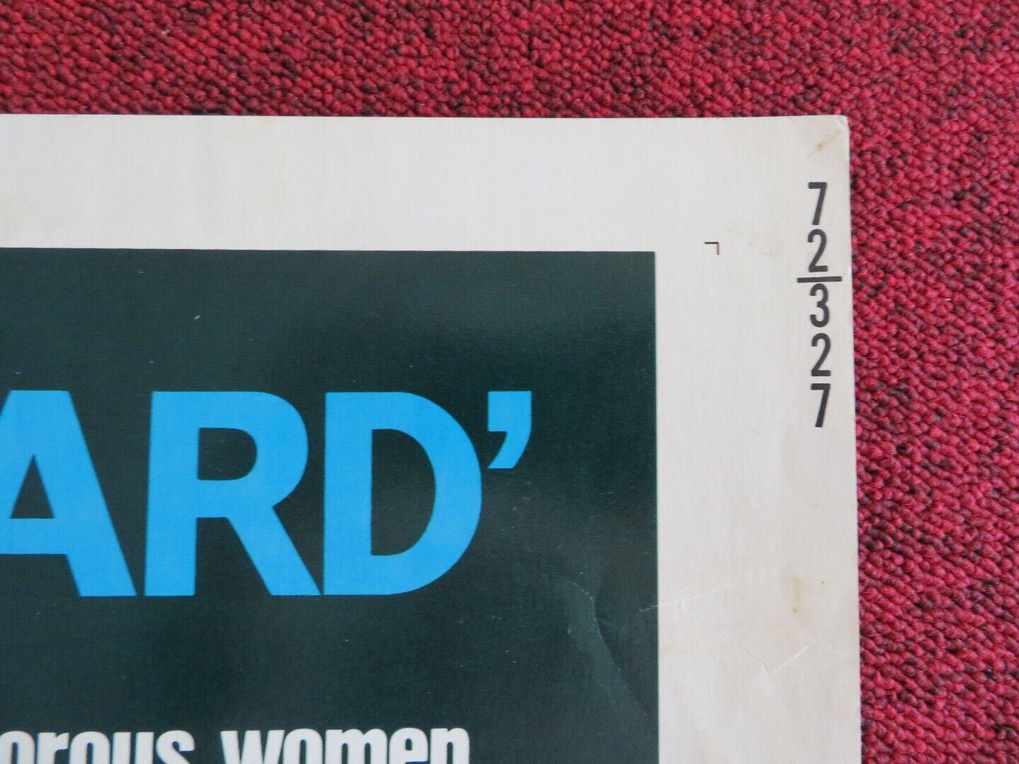 BLUEBEARD US HALF SHEET (22"x 28") POSTER DISNEY RICHARD BURTON 1972 - Rendezvous Cinema