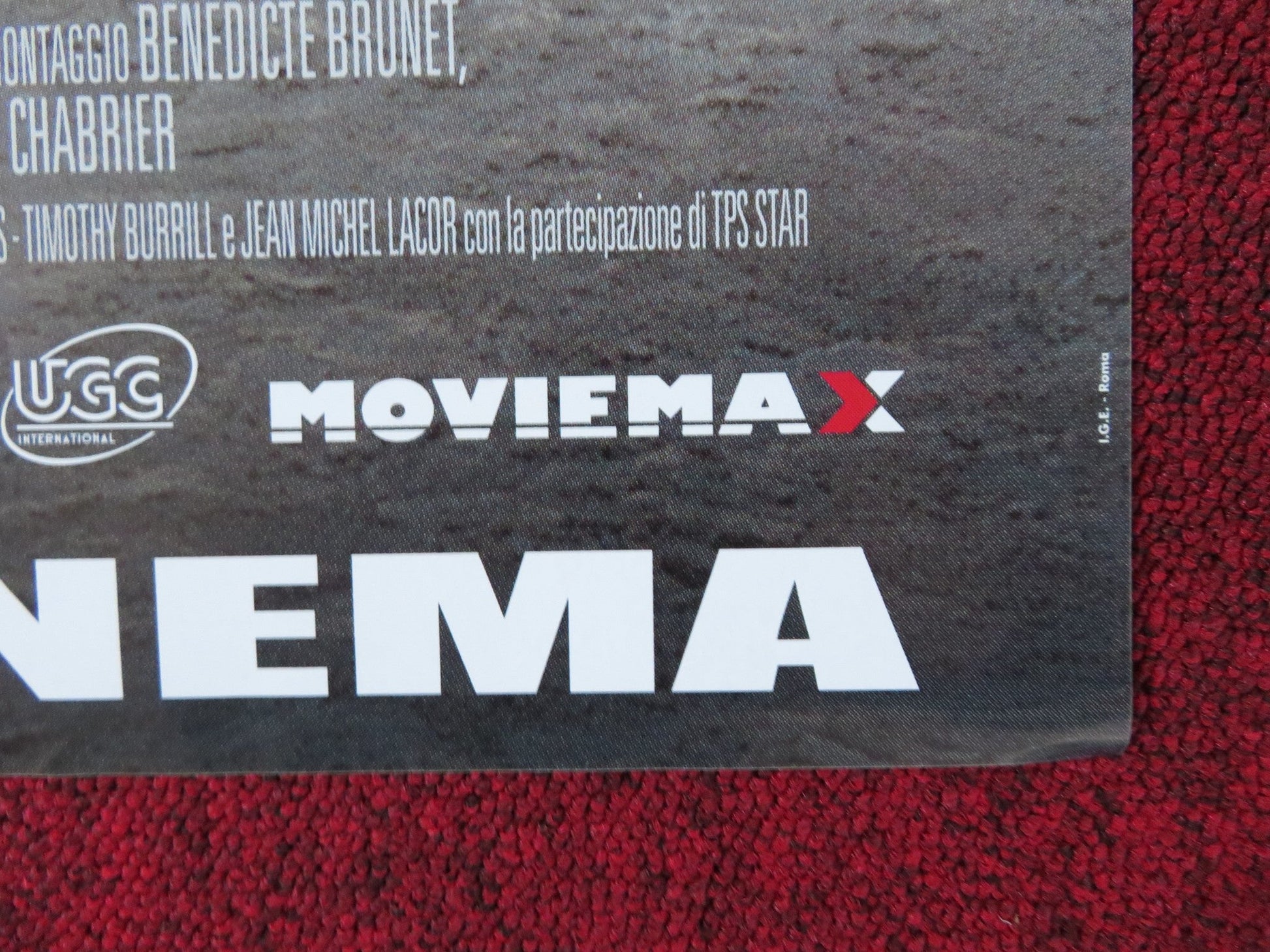 BLUEBERRY ITALIAN FOGLIO POSTER VINCENT CASSEL JULIETTE LEWIS 2004 Rendezvous Cinema Movie posters