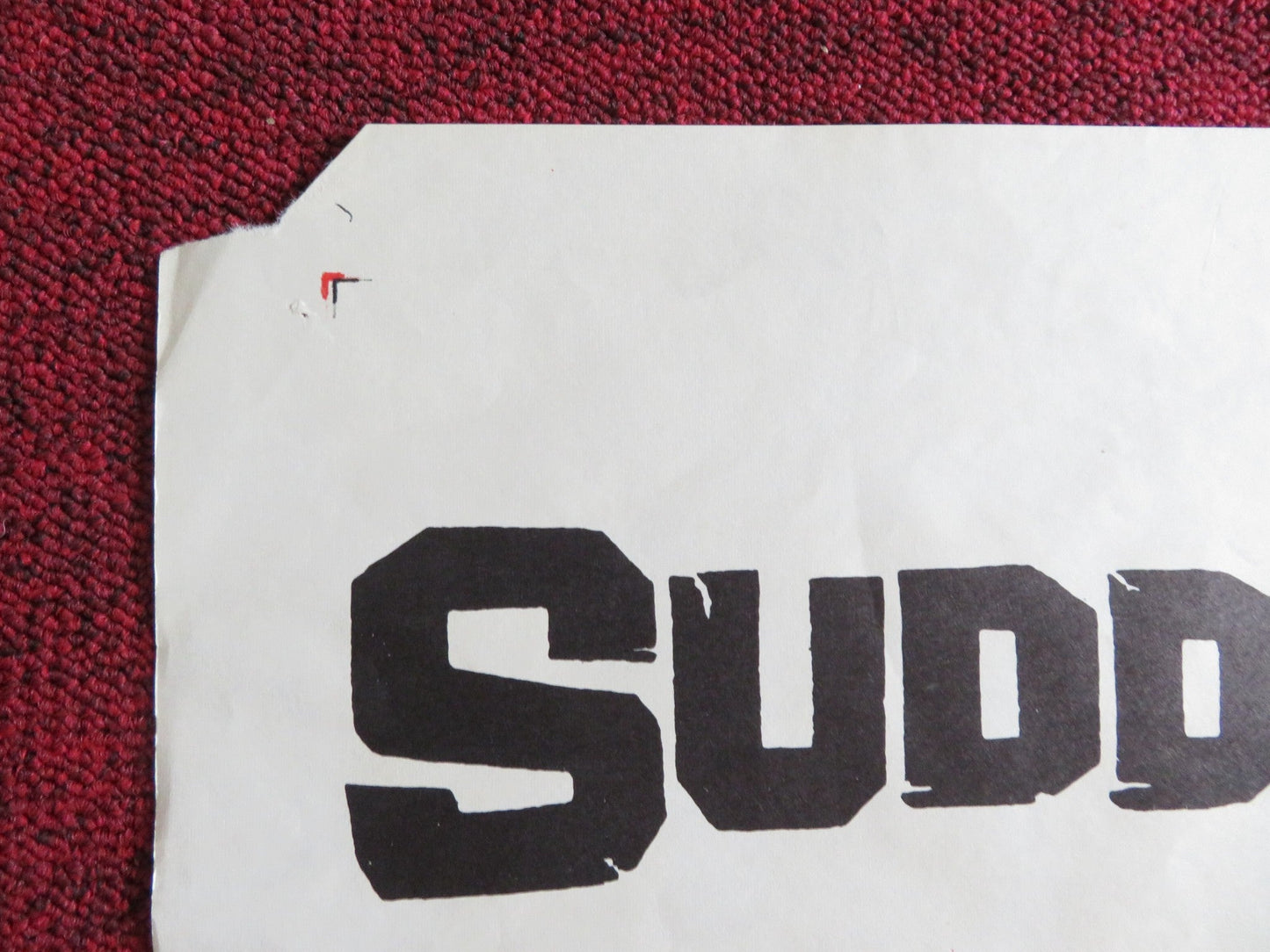 BLUEPRINT FOR ROBBERY FOLDED US ONE SHEET POSTER J. PAT O'MALLEY 1961 Rendezvous Cinema Movie posters