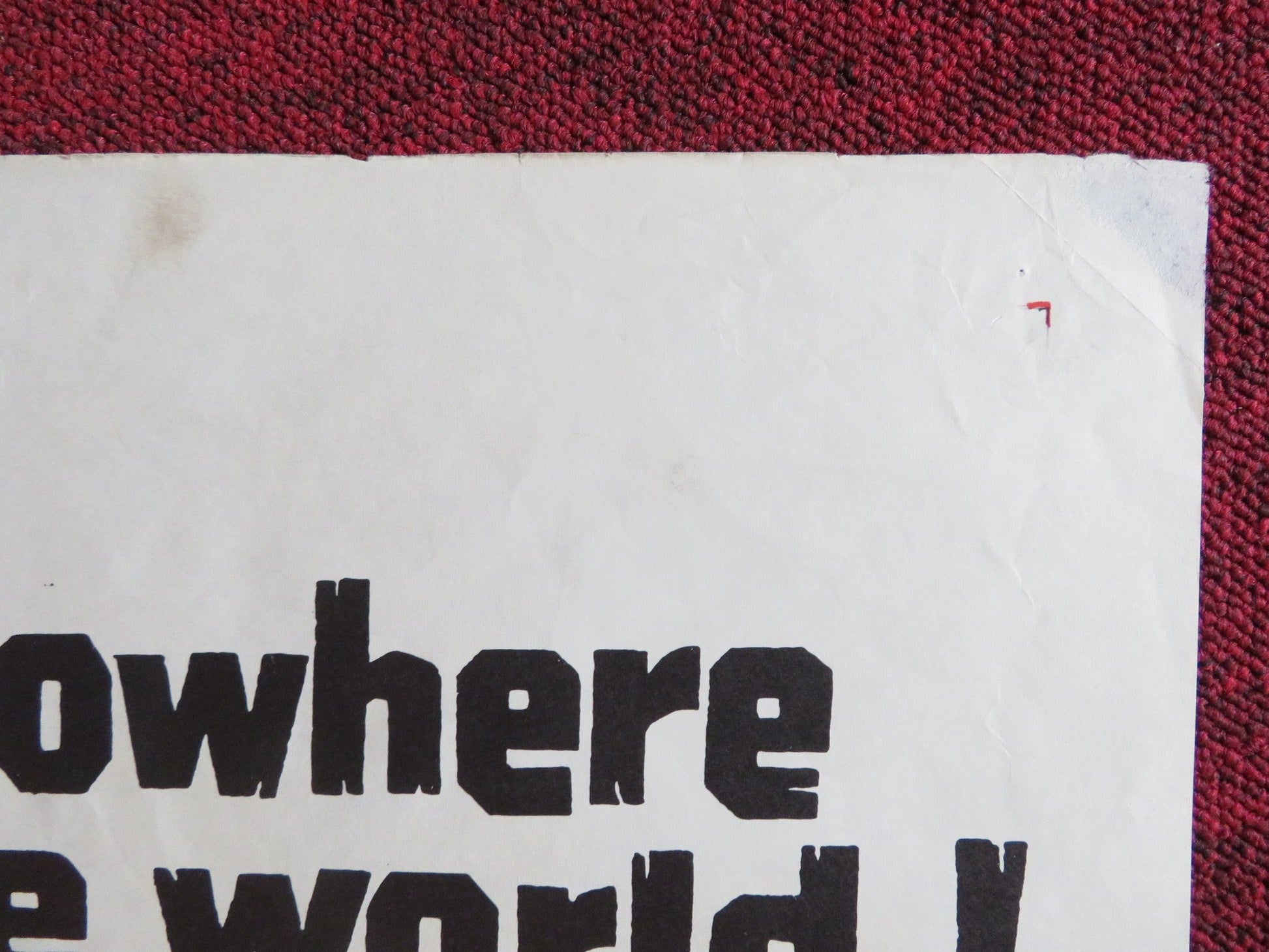 BLUEPRINT FOR ROBBERY FOLDED US ONE SHEET POSTER J. PAT O'MALLEY 1961 Rendezvous Cinema Movie posters