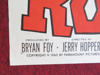 BLUEPRINT FOR ROBBERY FOLDED US ONE SHEET POSTER J. PAT O'MALLEY 1961 Rendezvous Cinema Movie posters