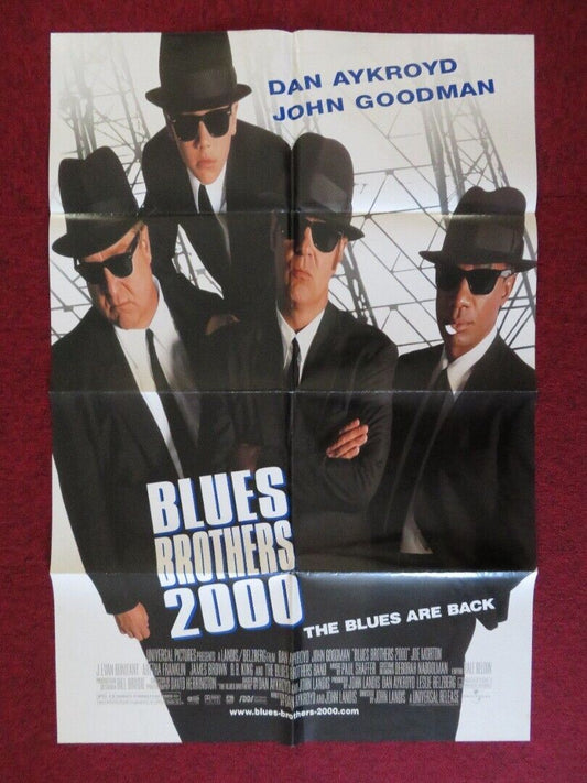 BLUES BROTHERS 2000 ONE FOLDED US ONE SHEET POSTER DAN ACKROYD JOHN GOODMAN 1997 - Rendezvous Cinema