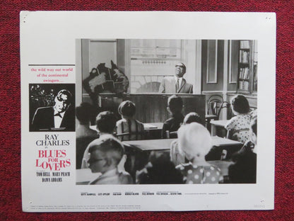 BLUES FOR LOVERS / BALLAD IN BLUE US LOBBY CARD SET RAY CHARLES TOM BELL 1966 Rendezvous Cinema Movie posters