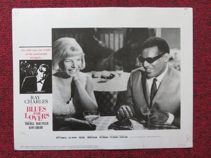 BLUES FOR LOVERS / BALLAD IN BLUE US LOBBY CARD SET RAY CHARLES TOM BELL 1966 Rendezvous Cinema Movie posters
