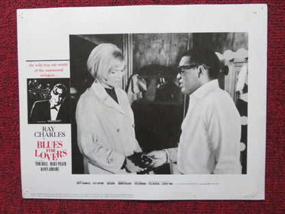 BLUES FOR LOVERS / BALLAD IN BLUE US LOBBY CARD SET RAY CHARLES TOM BELL 1966 Rendezvous Cinema Movie posters