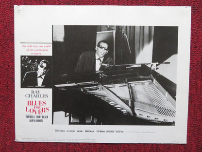 BLUES FOR LOVERS / BALLAD IN BLUE US LOBBY CARD SET RAY CHARLES TOM BELL 1966 Rendezvous Cinema Movie posters