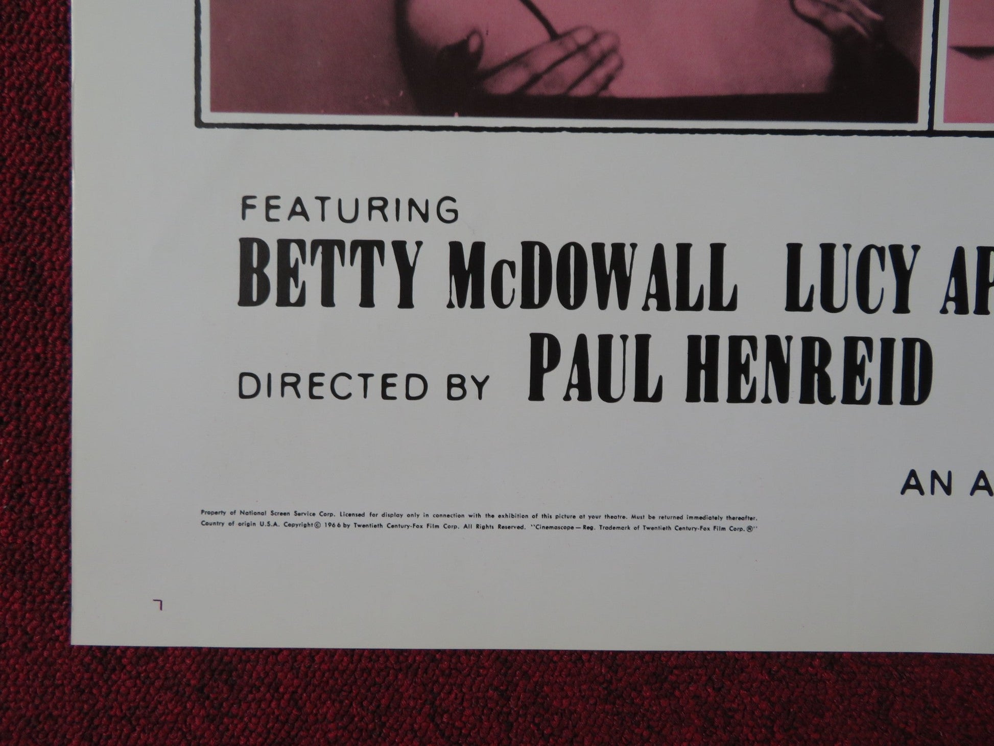 BLUES FOR LOVERS FOLDED US ONE SHEET POSTER RAY CHARLES TOM BELL 1966 Rendezvous Cinema Movie posters