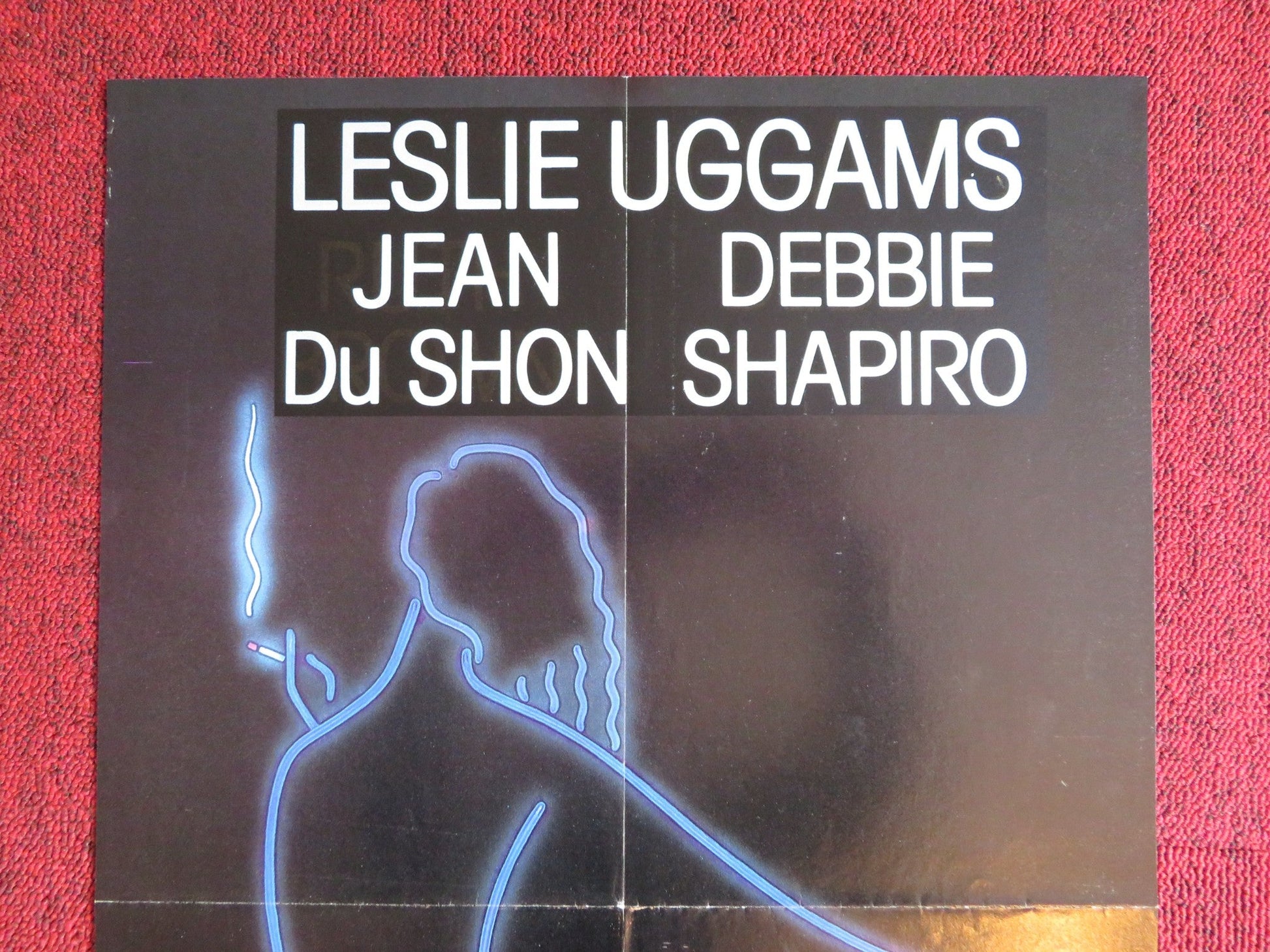 BLUES IN THE NIGHT U.S POSTER BROADWAY SHOW LESLIE UGGAMS DEBBIE SHAPIRO 1982 Rendezvous Cinema Movie posters