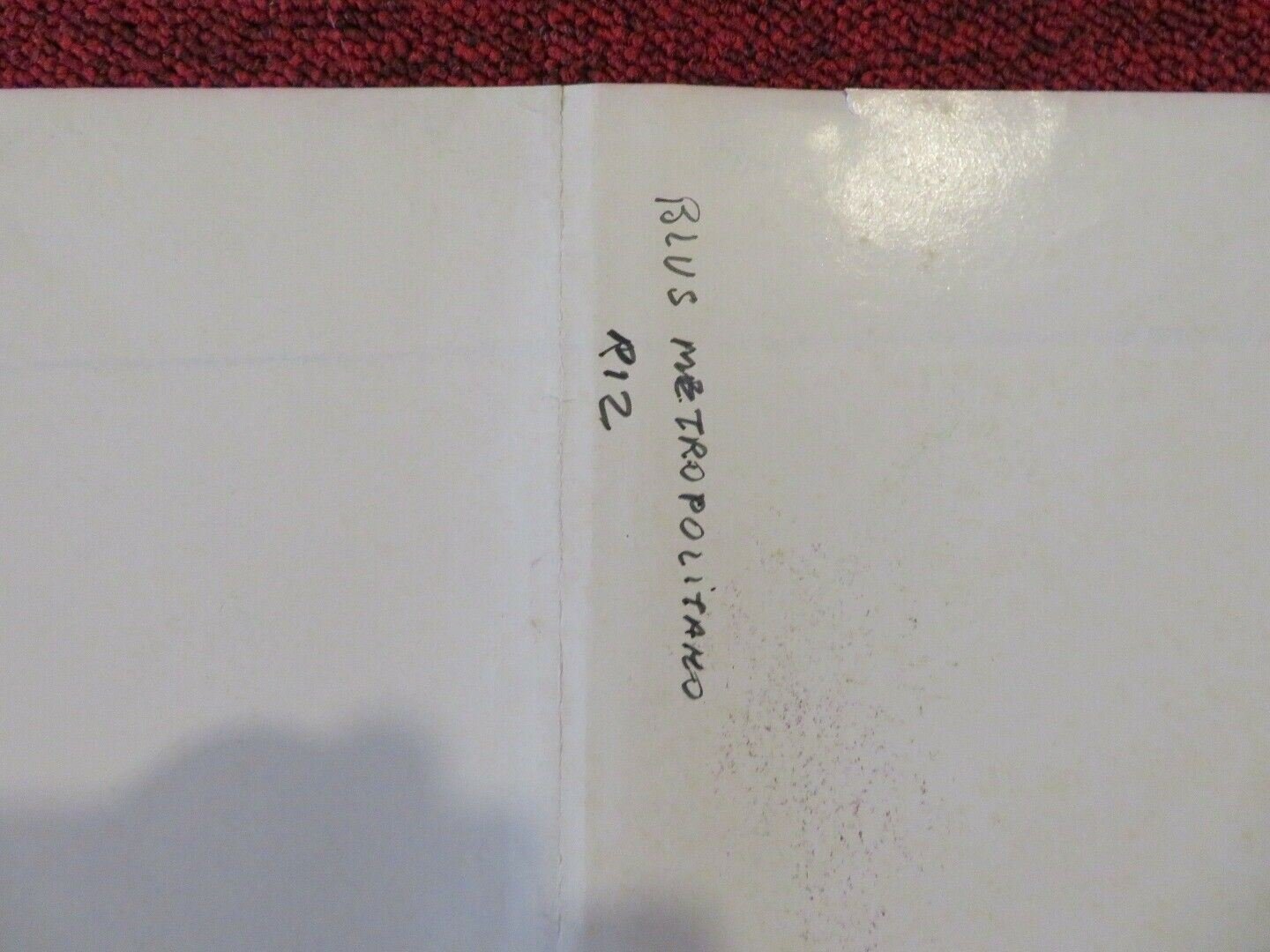 BLUES METROPOLITANO ITALIAN FOTOBUSTA POSTER MARINA SUMA 1985 Movie posters